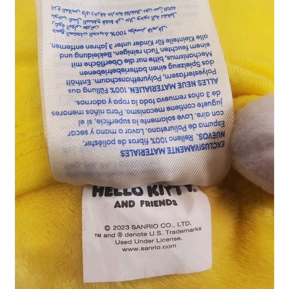 Hello Kitty 18" Build a Bear Sanrio Spring Gingham Plush with Top "Meows" - Picture 7 of 9